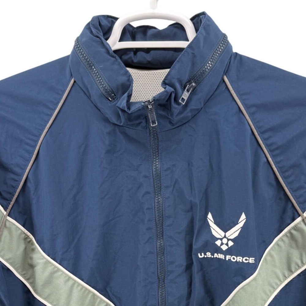 Skilcraft US Air Force PTU Jacket Navy Blue Reflective Large 8415-01-518-4610